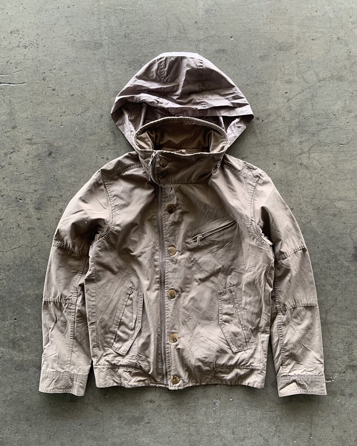 If Six Was Nine × Japanese Brand × Le Grande Bleu (L.G.B.) Coin Lee Limited Edition Asymmetrical Bono Jacket Size US M / EU 48-50 / 2 - 2 Thumbnail
