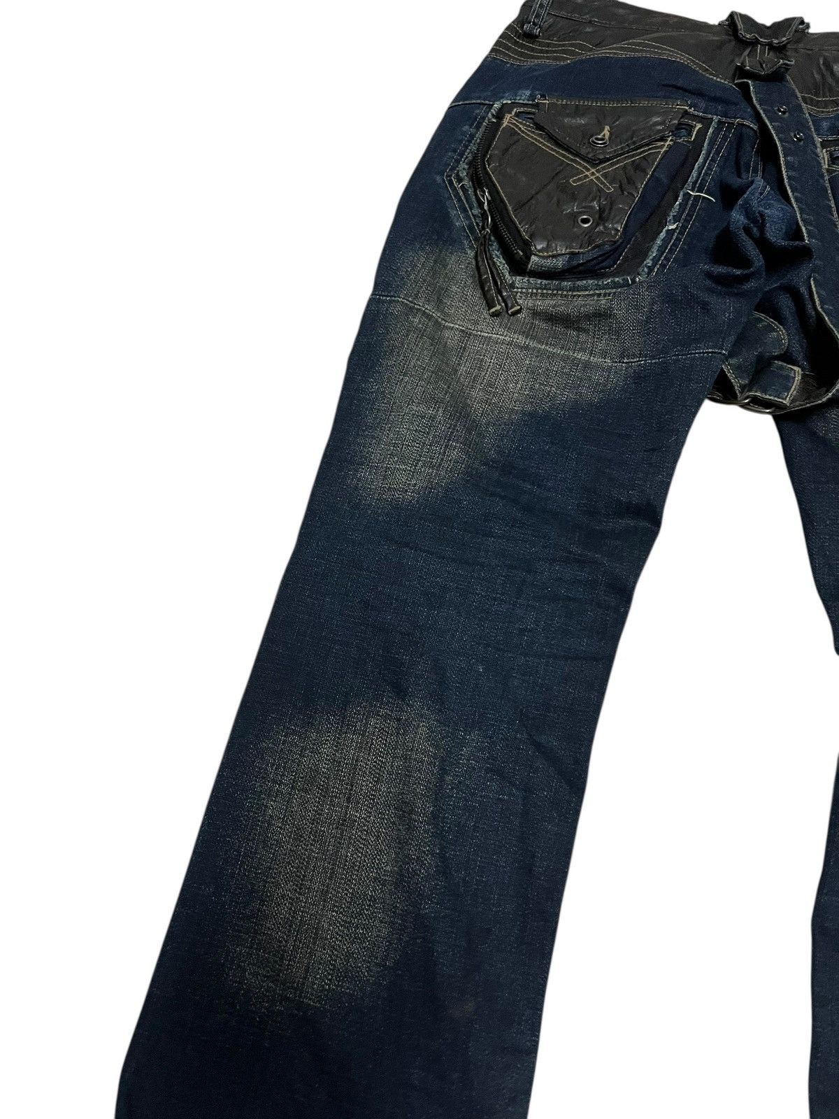 If Six Was Nine 🔥Very Rare PPFM Like If Six Was Nine Style Patchwork Jean Size US 33 - 14 Thumbnail