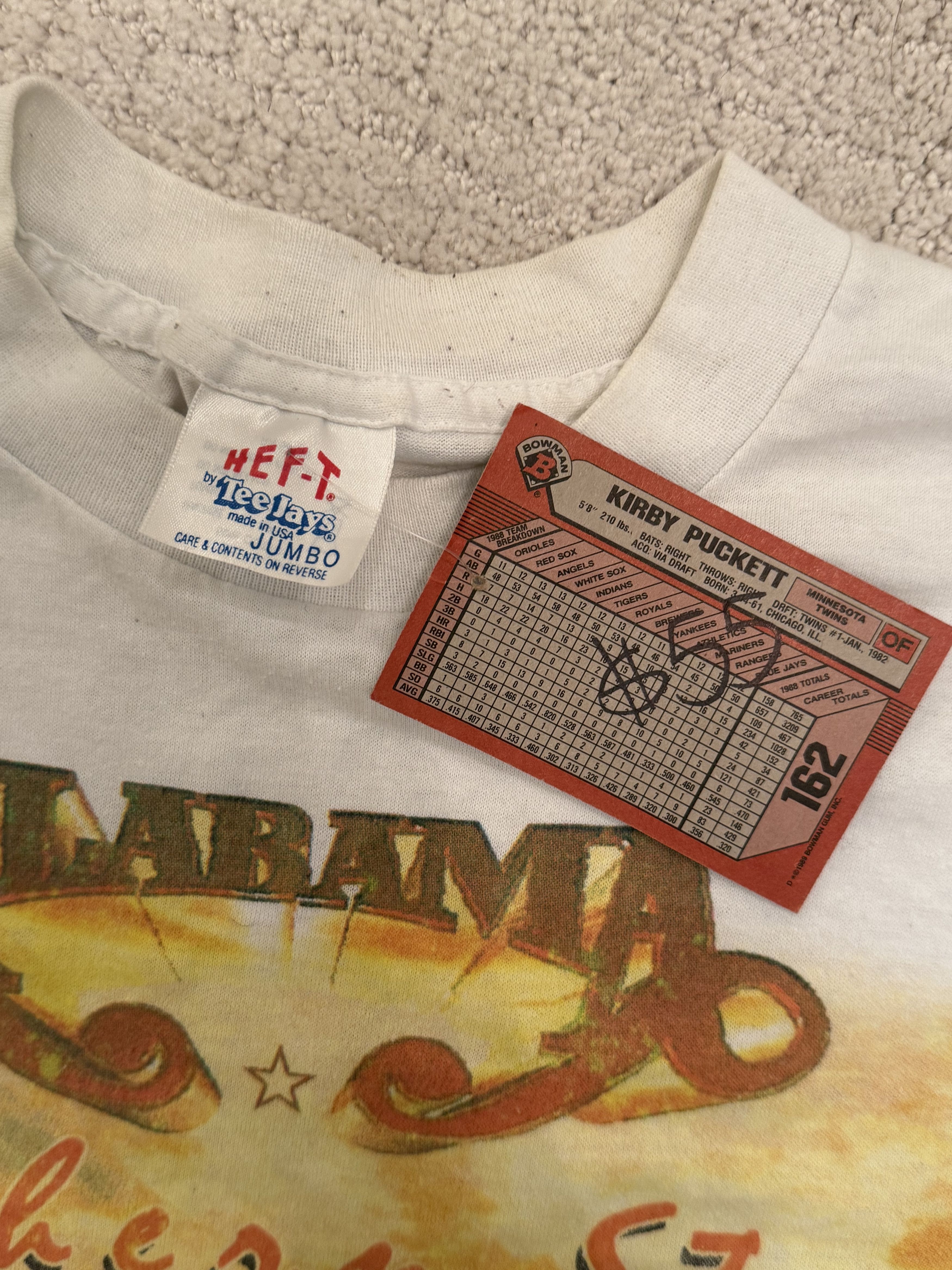 TEE JAYS Vintage Alabama Tee Southern Stars Size US XL / EU 56 / 4 - 6 Thumbnail