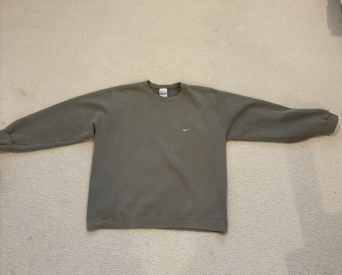 image of Vintage Nike Pullover Sweater in Green, Men's (Size XL)