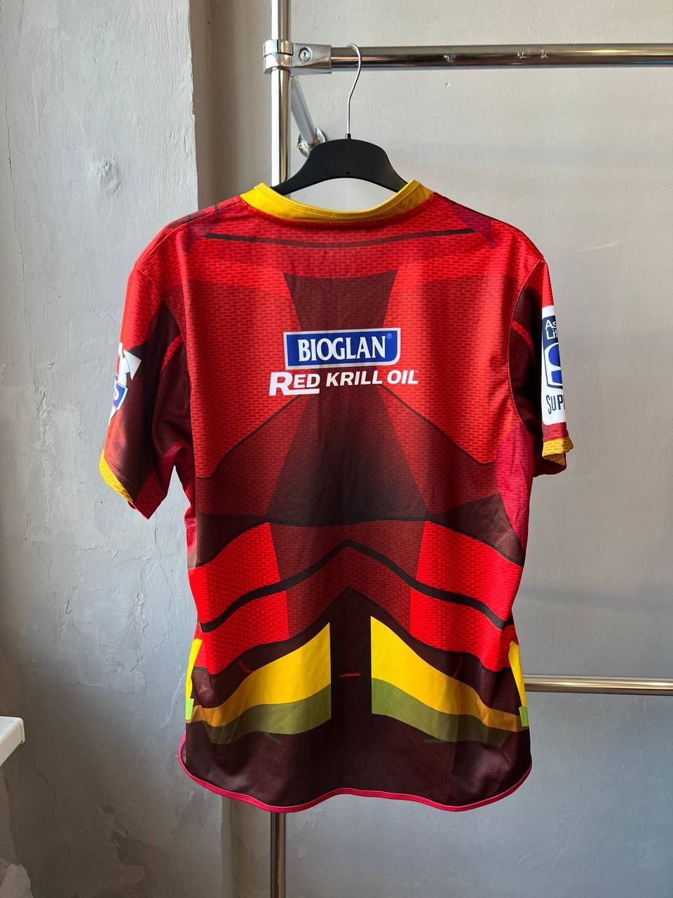 Sports Specialties 2015 QUEENSLAND REDS FLASH BLK RUGBY UNION JERSEY SHIRT 2XL Size US XXL / EU 58 / 5 - 10 Thumbnail
