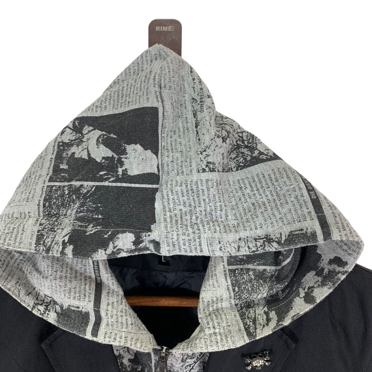 If Six Was Nine × In The Attic × Japanese Brand Vintage In The Attic Make Rapid Progress Skull Hoodie Jacket Size US M / EU 48-50 / 2 - 9 Thumbnail