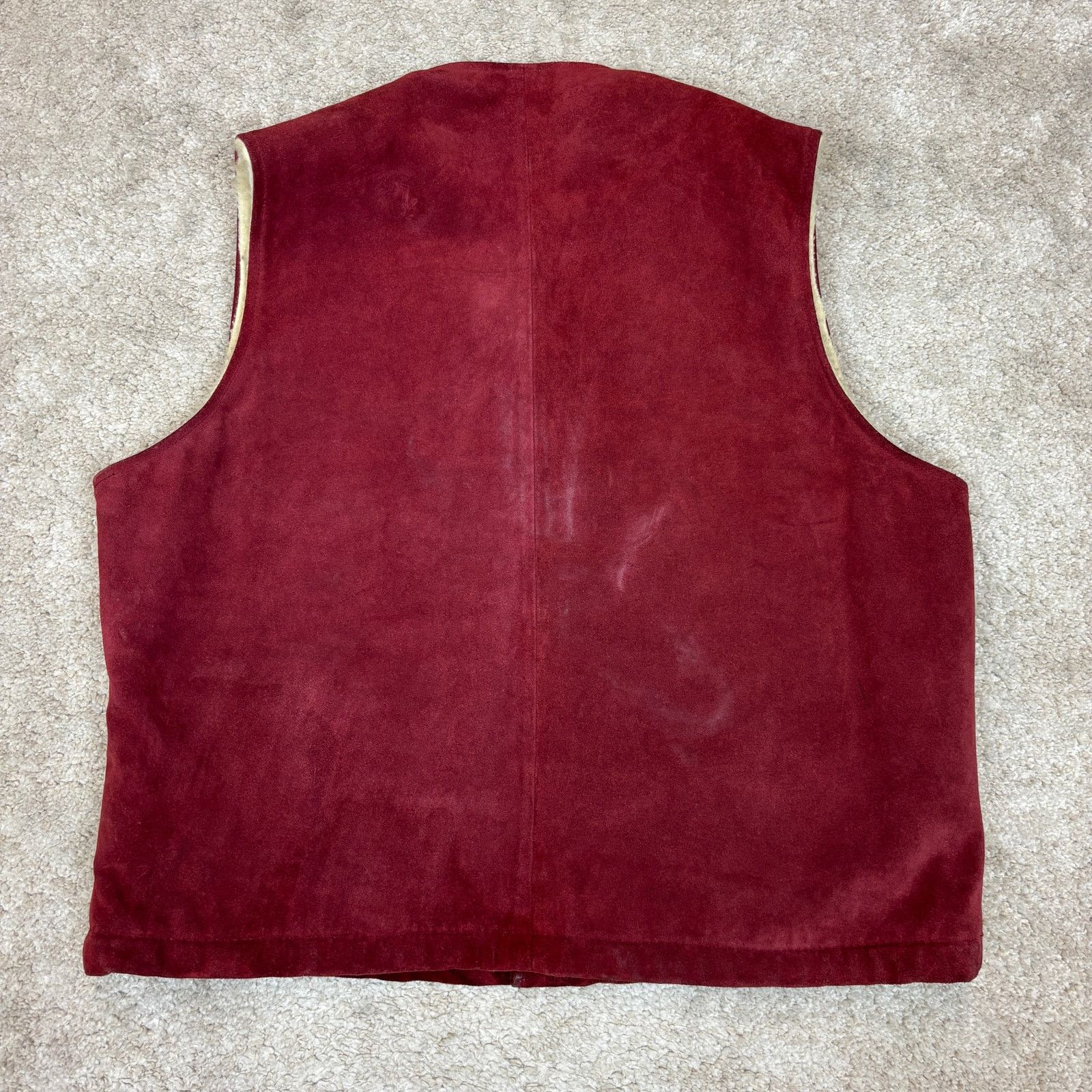 McGregor Vintage McGregor Toro Suede Sherpa Lined Vest Men's 46 Size US L / EU 52-54 / 3 - 2 Thumbnail