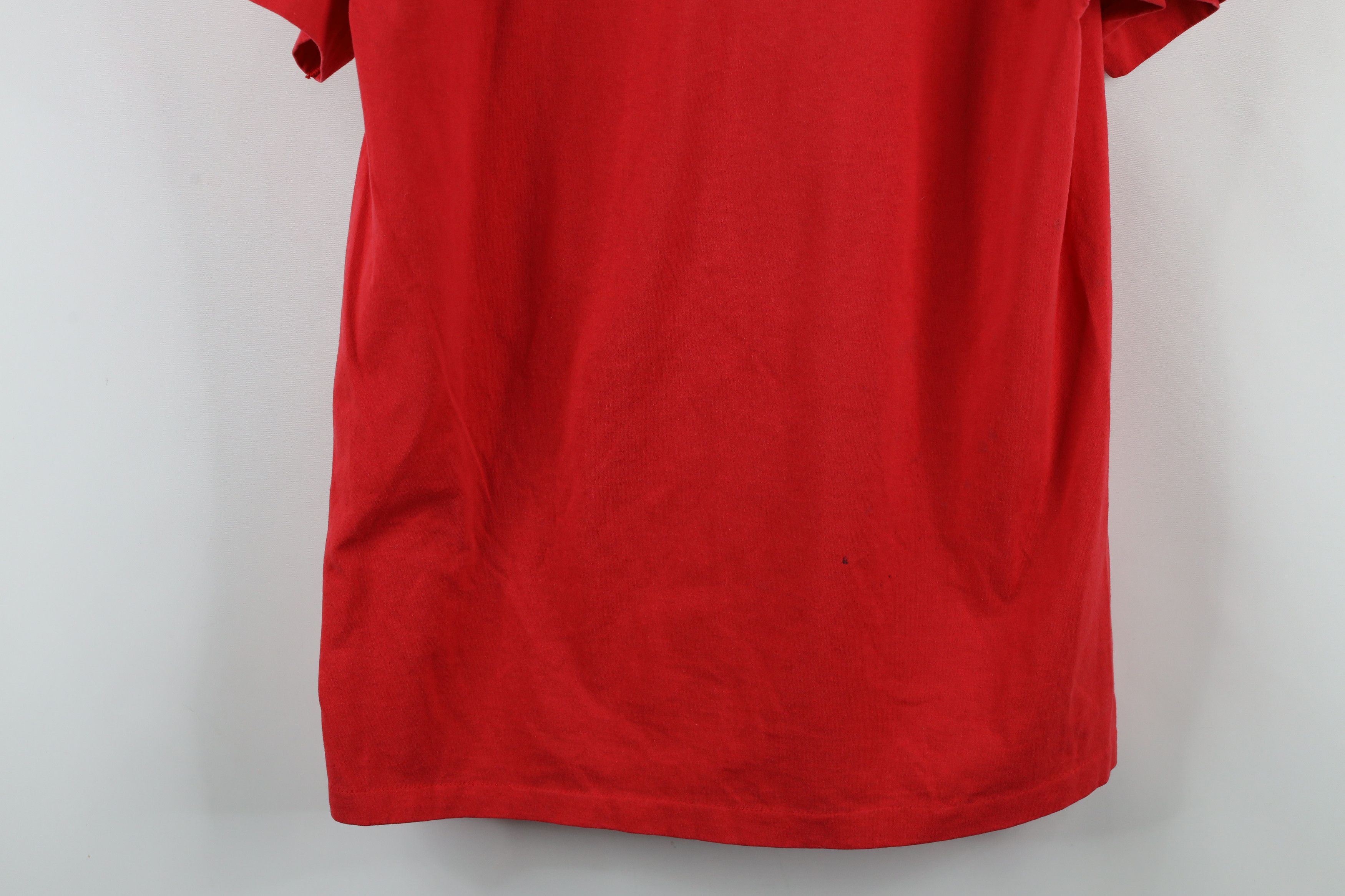 Hanes × Vintage Vintage 80s 90s Spell Out Ohio State University T-Shirt USA Size US L / EU 52-54 / 3 - 16 Thumbnail
