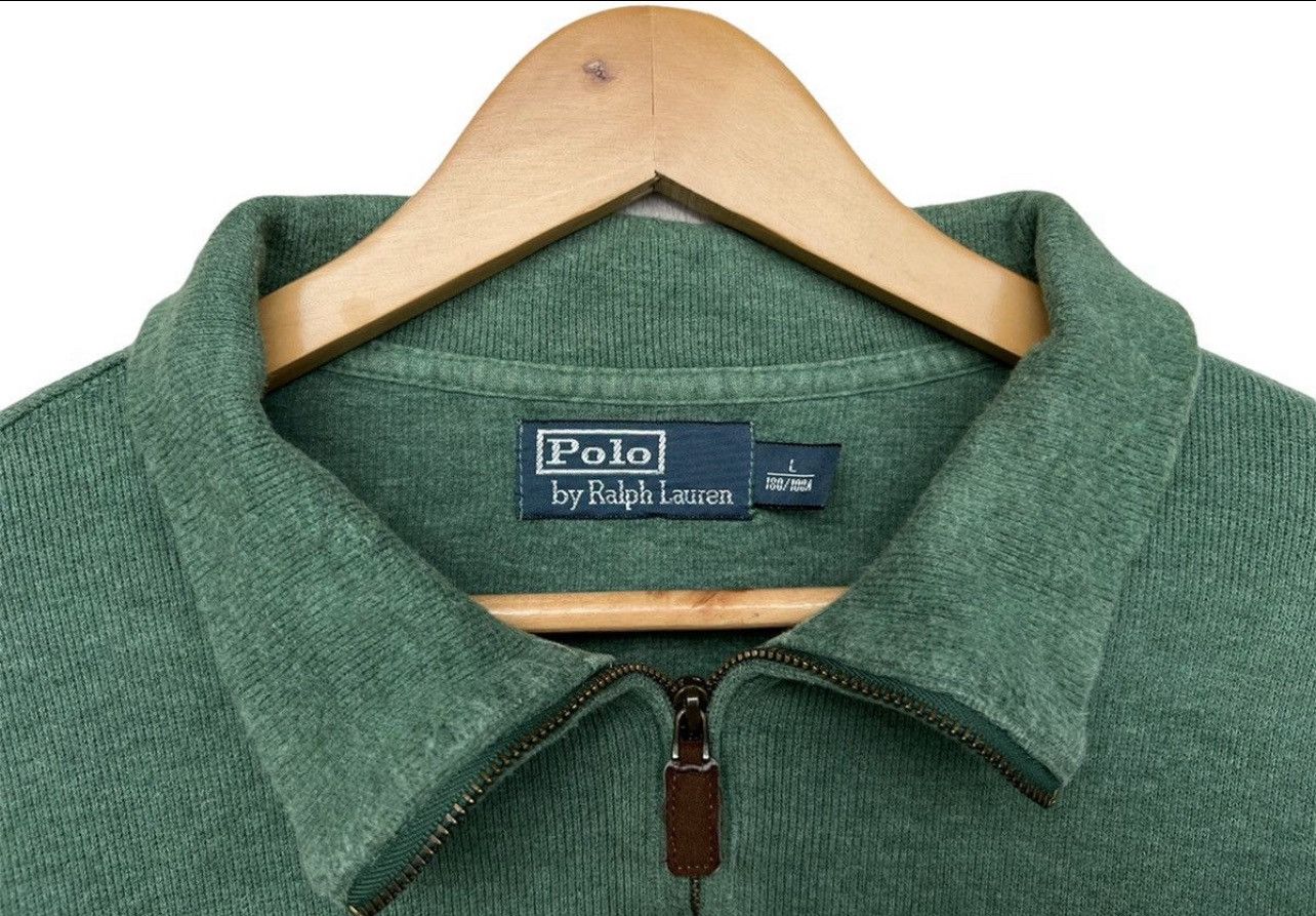 Polo Ralph Lauren Vintage Polo Ralph Lauren Green Half Zip Sweater Size M Size US L / EU 52-54 / 3 - 5 Thumbnail