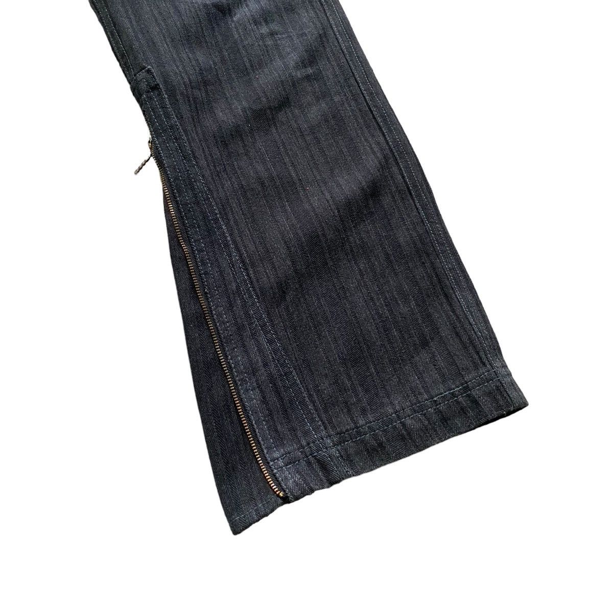 Japanese Brand NCFM Denim Cargo Zipper Flare Pant Size US 30 / EU 46 - 10 Thumbnail