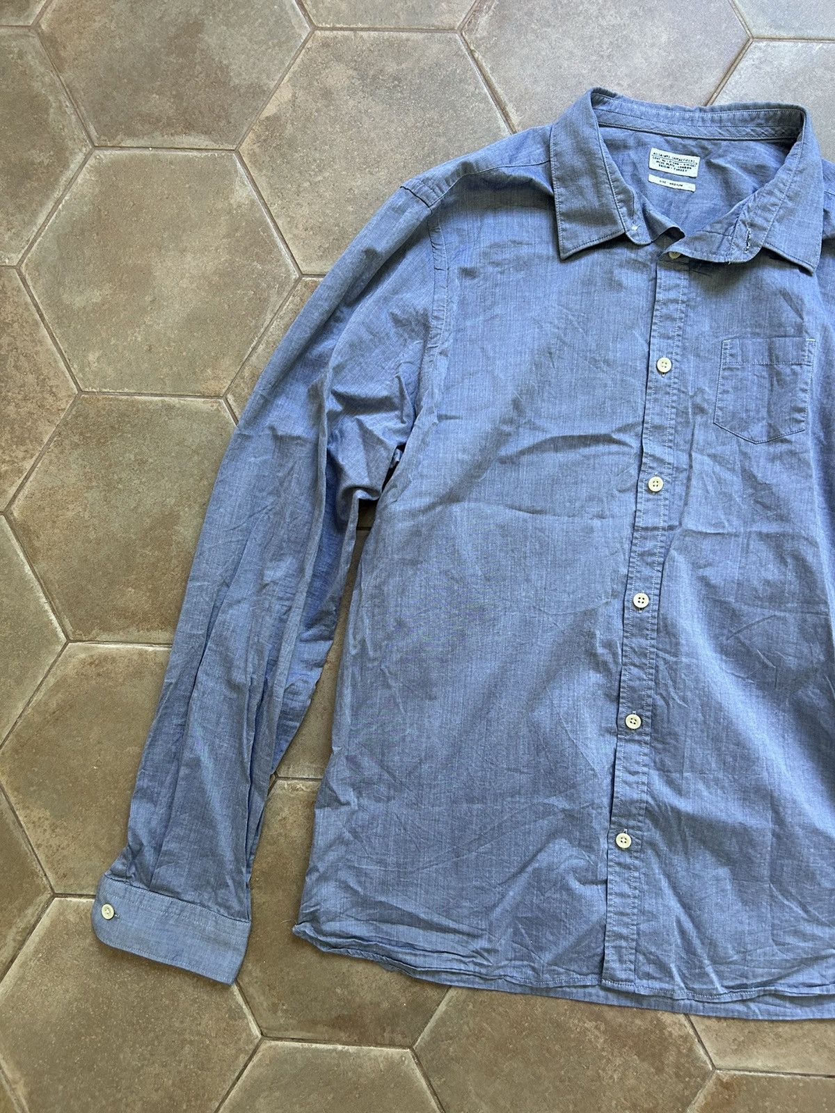 Allsaints × Japanese Brand ALLSAINTS COTTON SHIRT Size US M / EU 48-50 / 2 - 4 Thumbnail