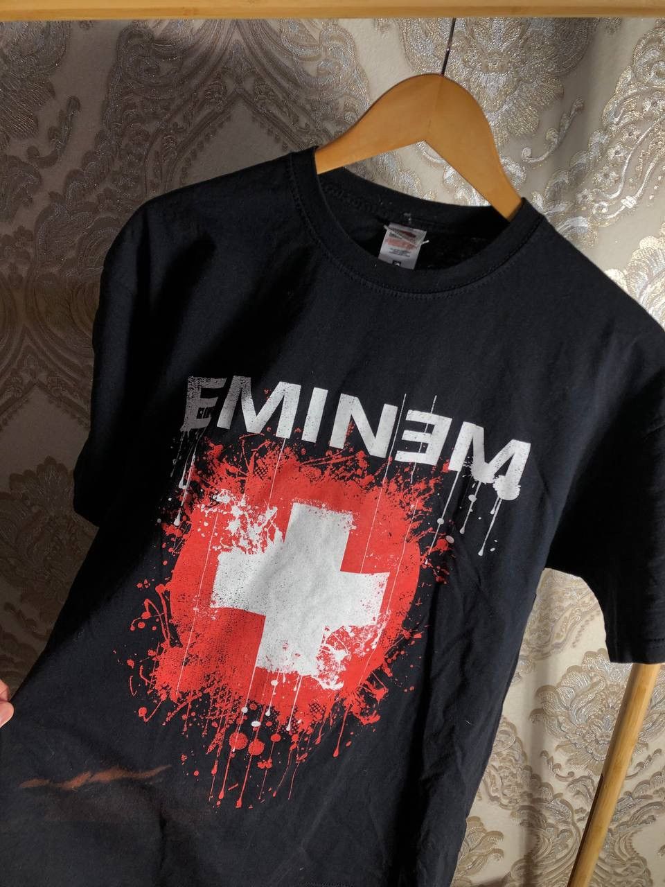 Eminem × Vintage VERY RARE EMINEM BIG LOGO T-SHIRT RAP Y2K JAPAN STYLE 90s Size US XL / EU 56 / 4 - 2 Thumbnail