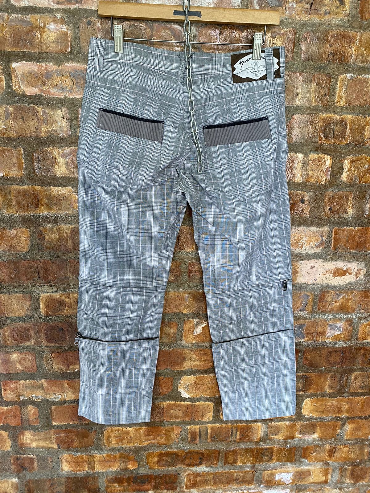PPFM PPFM Checked multipoket anarchy pants Size US 31 - 12 Thumbnail