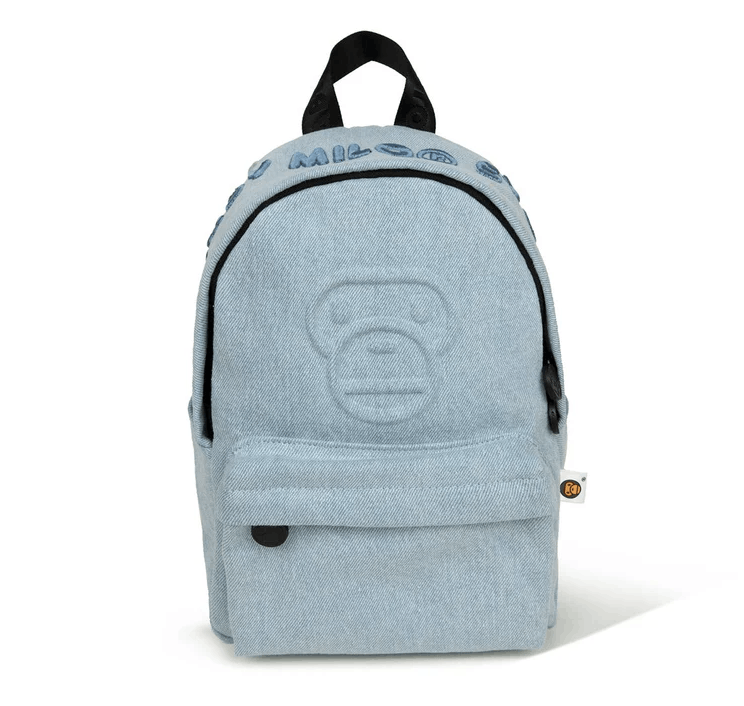 Bape Bape BABY MILO DENIM MINI BAGPACK Size ONE SIZE - 3 Thumbnail