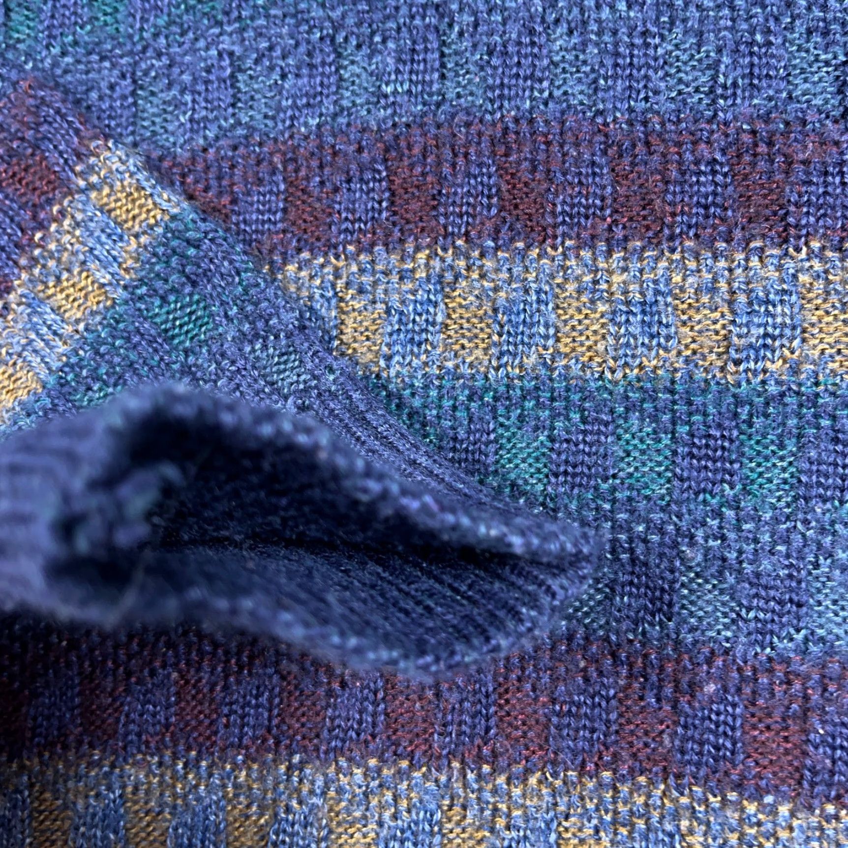Vintage VINTAGE Hill Archer Sweater Men L Blue Acrylic Knit Crewneck Geometric Logo 90s 80s Classic Preppy Sports Knitted Pullover Regular Size L Mens Size US L / EU 52-54 / 3 - 3 Thumbnail