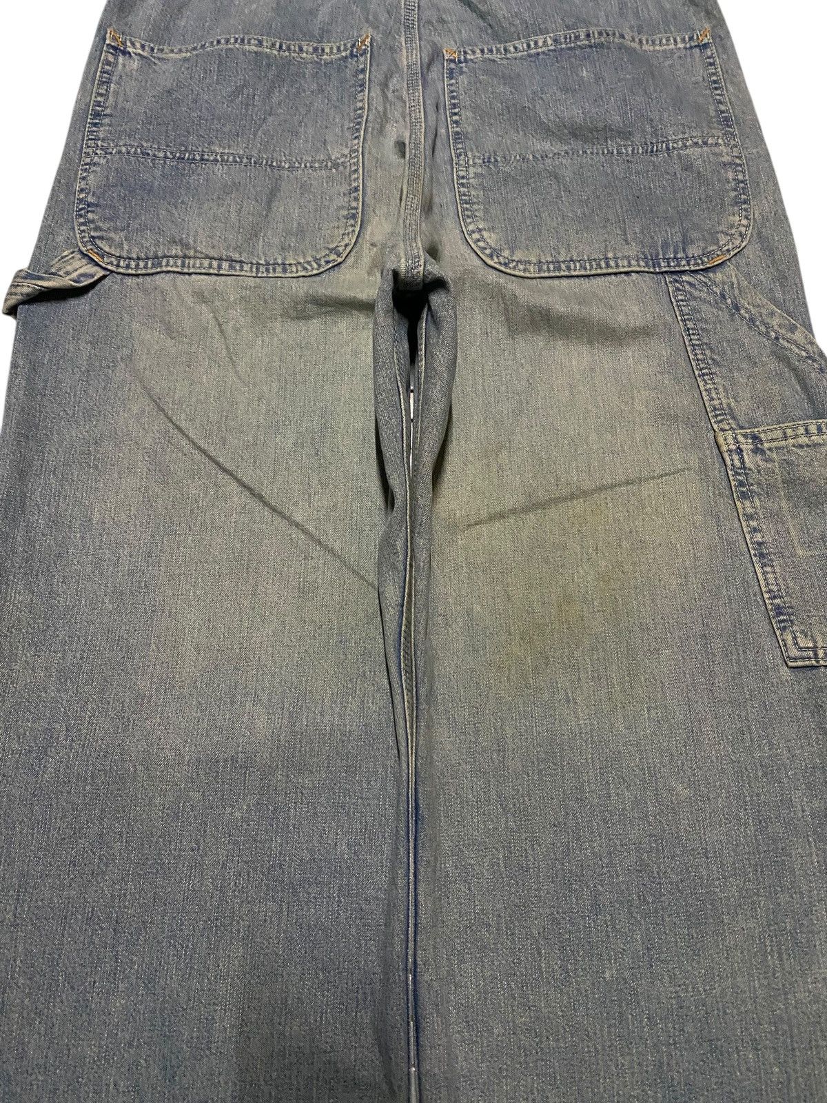 Edwin Vintage 60s Edwin One O One Rusty Wide Leg Work Wear Overall Size US 32 / EU 48 - 6 Thumbnail