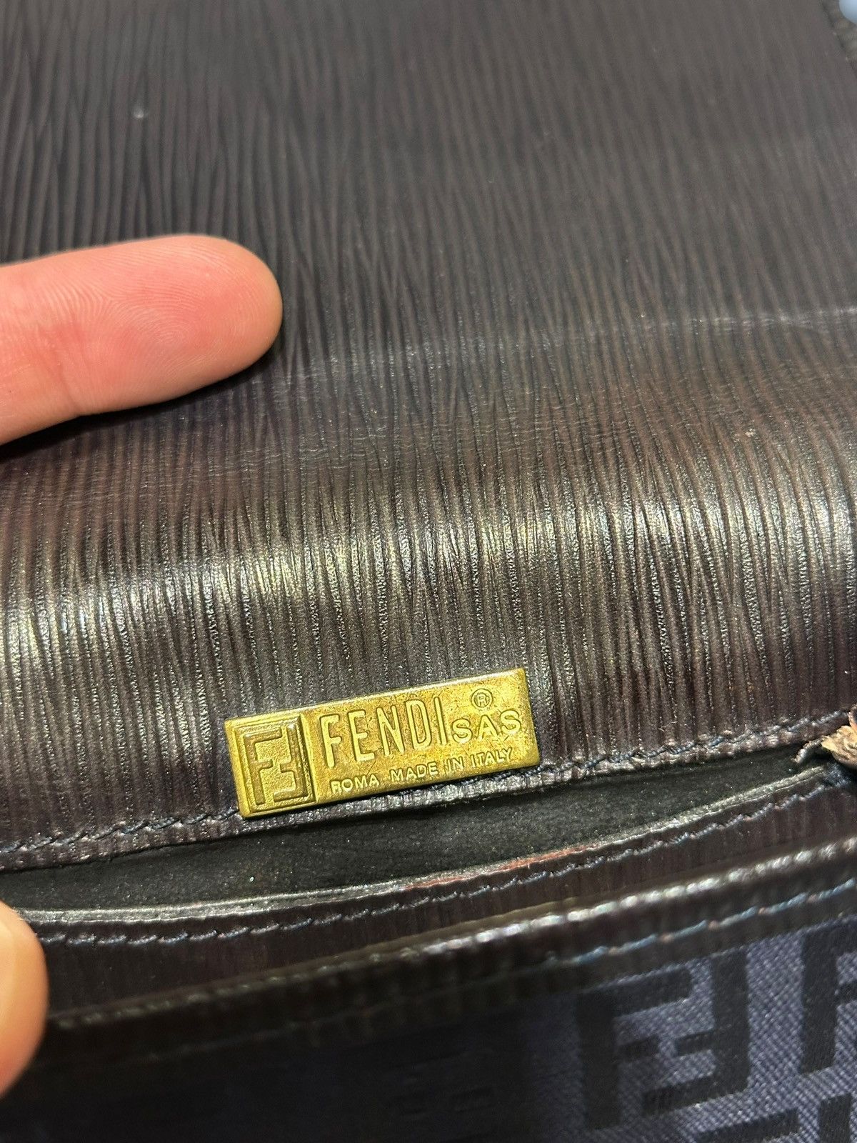 Fendi Vintage Fendi Zucca Monogram Shoulder Bag Size ONE SIZE - 9 Thumbnail
