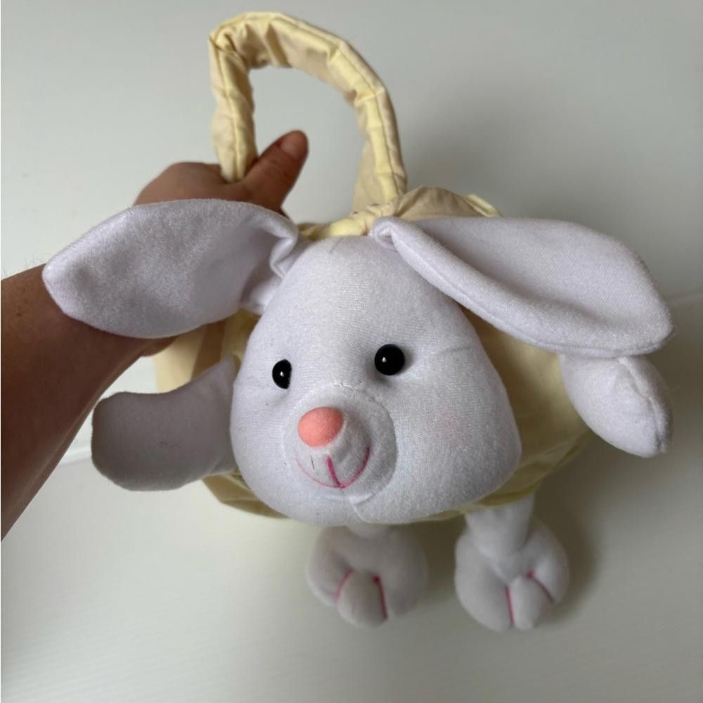 Designer Vintage Easter Plushie Bunny Basket Size ONE SIZE - 2 Thumbnail