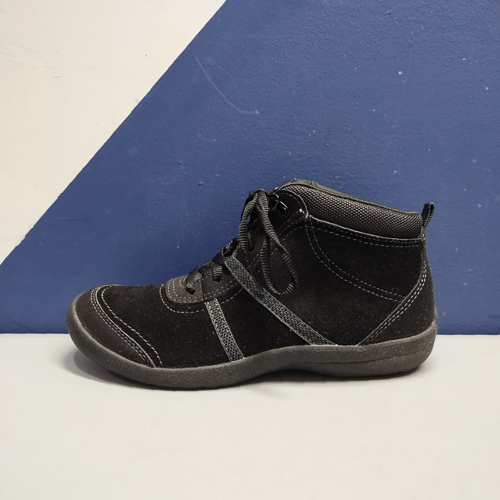 Vintage Explore 24 Eskirkside Mens Boot Leather Lace Up Black Size 6.5 New without box Size US 7 / EU 40 - 5 Thumbnail