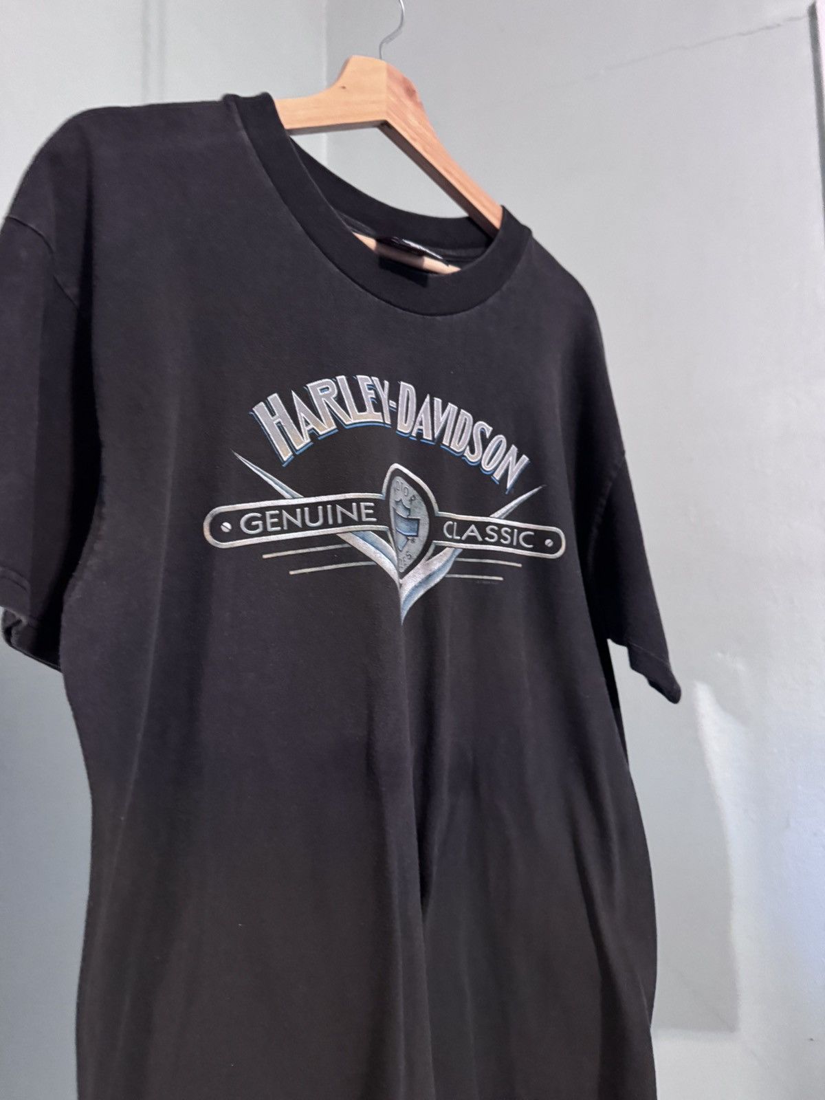 Harley Davidson Harley-Davidson Black Short Sleeve Van Nuys Grey Logo Large Size US L / EU 52-54 / 3 - 2 Thumbnail