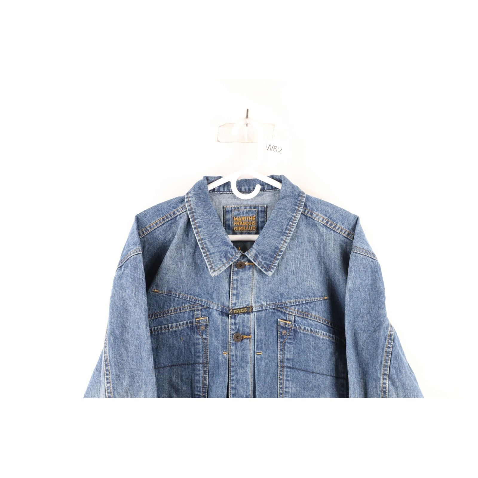 Marithe + Francois Girbaud × Vintage NOS Vintage 90s Marithe Francois Girbaud Denim Jacket 3XL Size US XXL / EU 58 / 5 - 2 Thumbnail