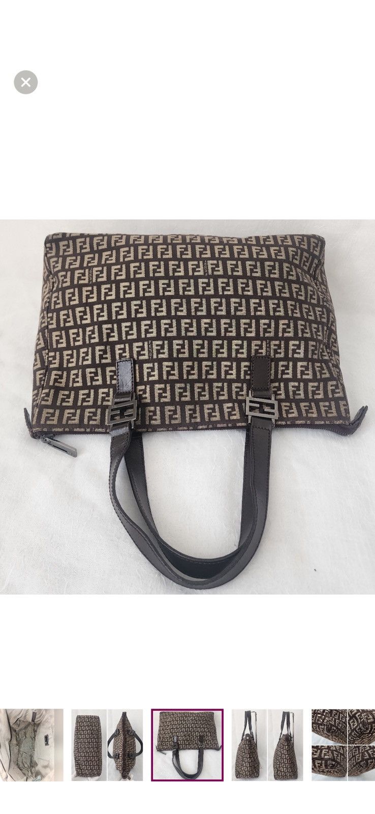 Fendi Fendi Zucchino Tote Bag Size ONE SIZE - 8 Thumbnail