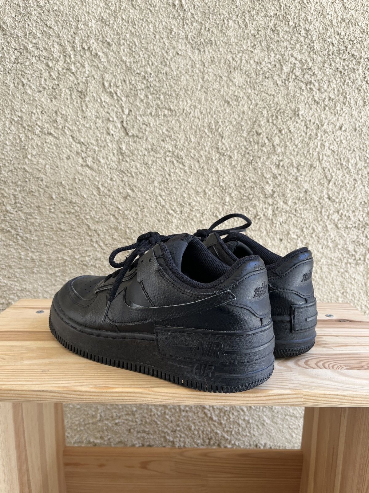 Nike Nike Air Force 1 Low Shadow Triple Black Women’s Size 8 Size US 8 / IT 38 - 4 Thumbnail