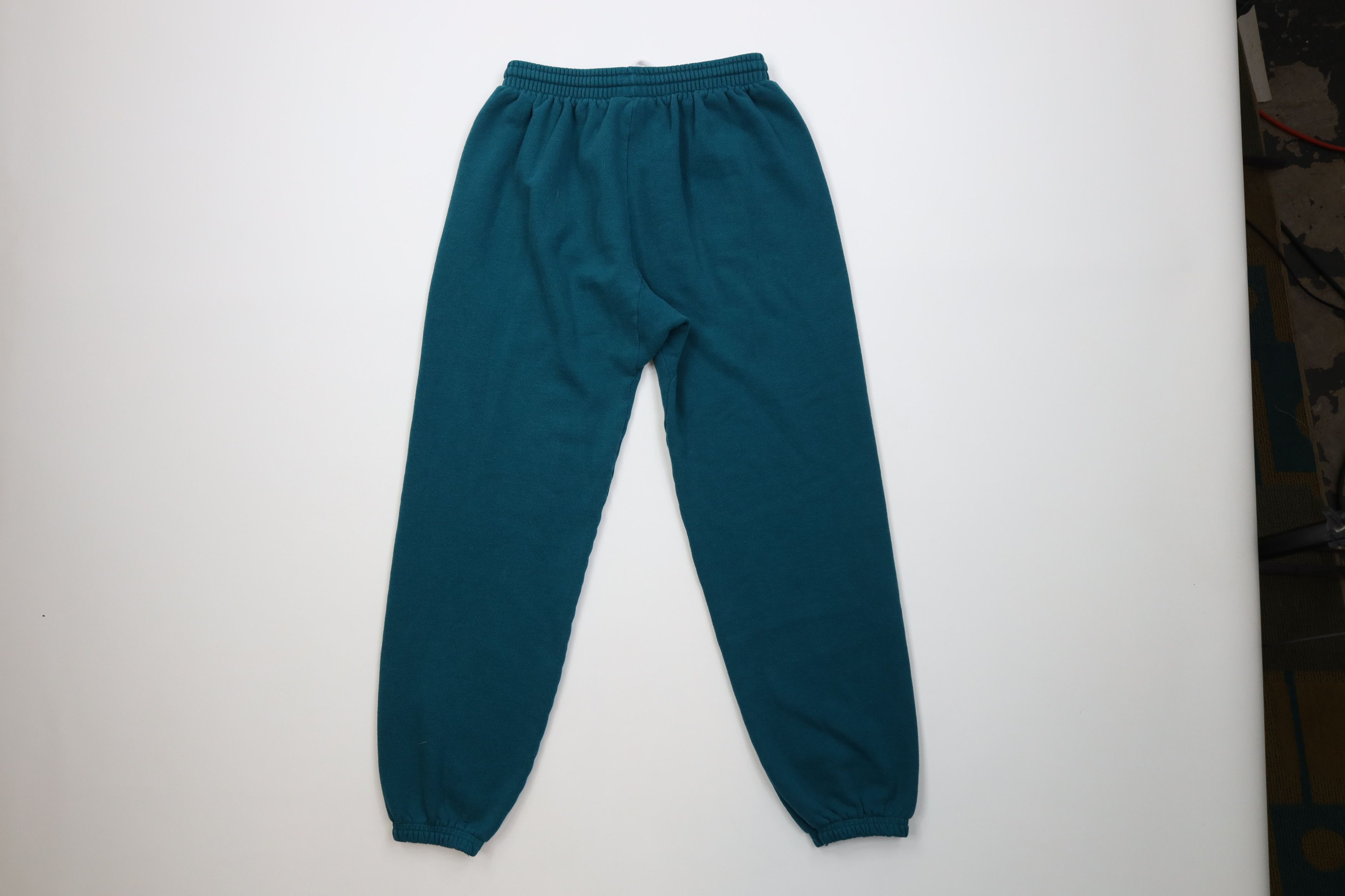Hanes Vintage 70s 80s Hanes Gusset Sweatpants Joggers Teal USA Size US 32 / EU 48 - 7 Thumbnail