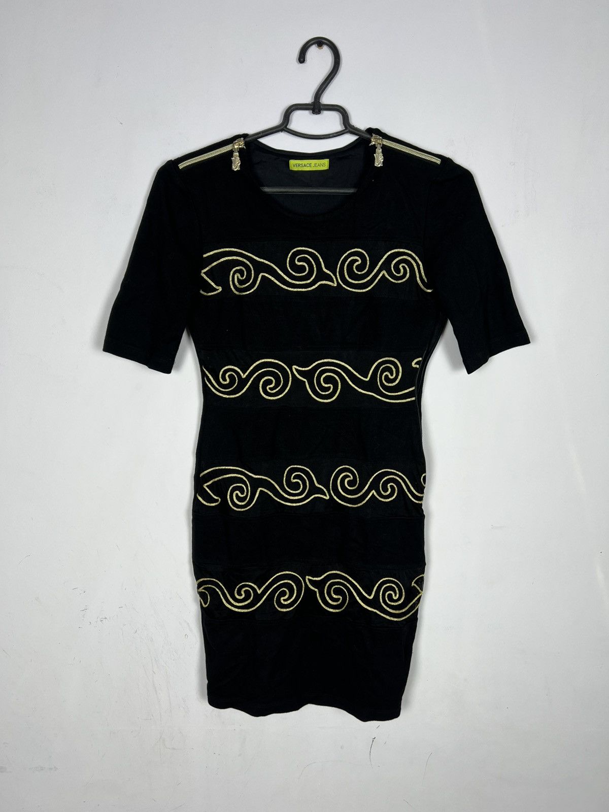 Versace Jeans Couture Versace Jeans Mini Dress Black Size M / US 6-8 / IT 42-44 - 1 Thumbnail