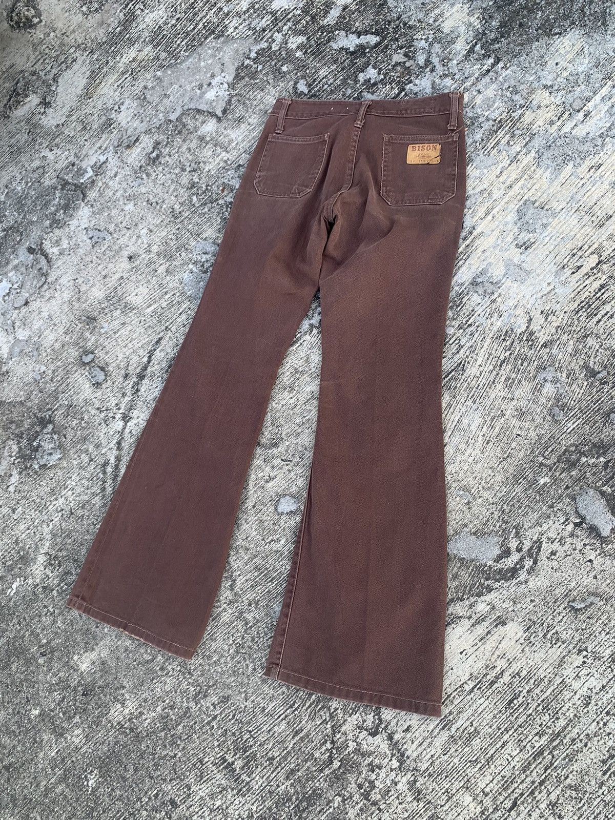 Blue Blue Japan Flare Bison western jeans brown bootcut pants Size 28" / US 6 / IT 42 - 10 Thumbnail