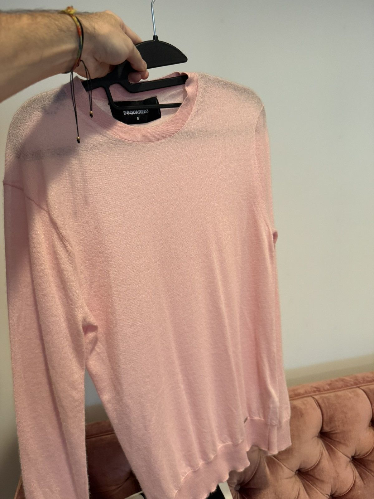 Dsquared2 Dsquared2 pink wool shirt Size US S / EU 44-46 / 1 - 3 Thumbnail