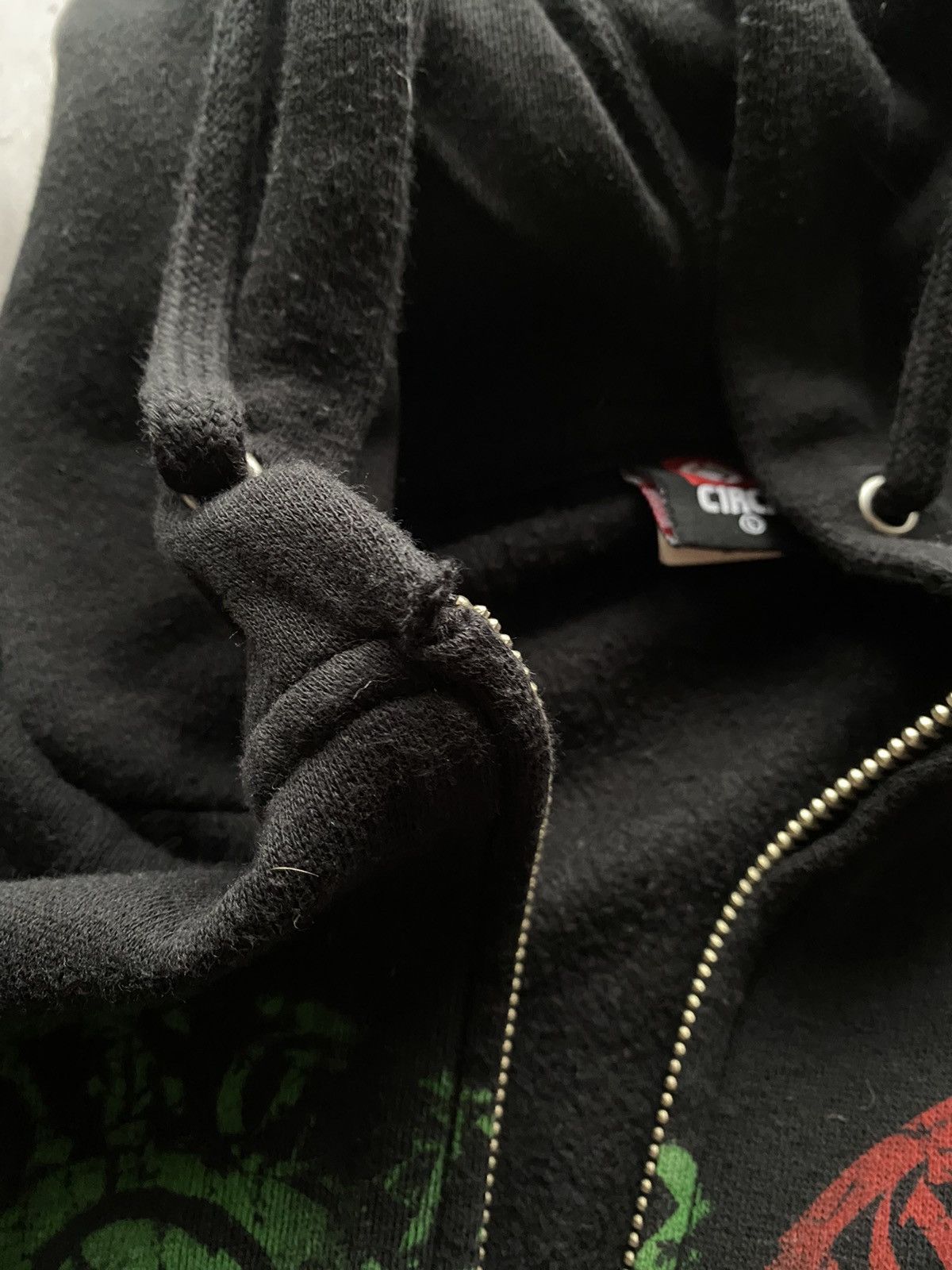 C1RCA × Vintage Vintage Y2K Circa Skull and Bones Hodie Full Zip 90s Size US L / EU 52-54 / 3 - 9 Thumbnail