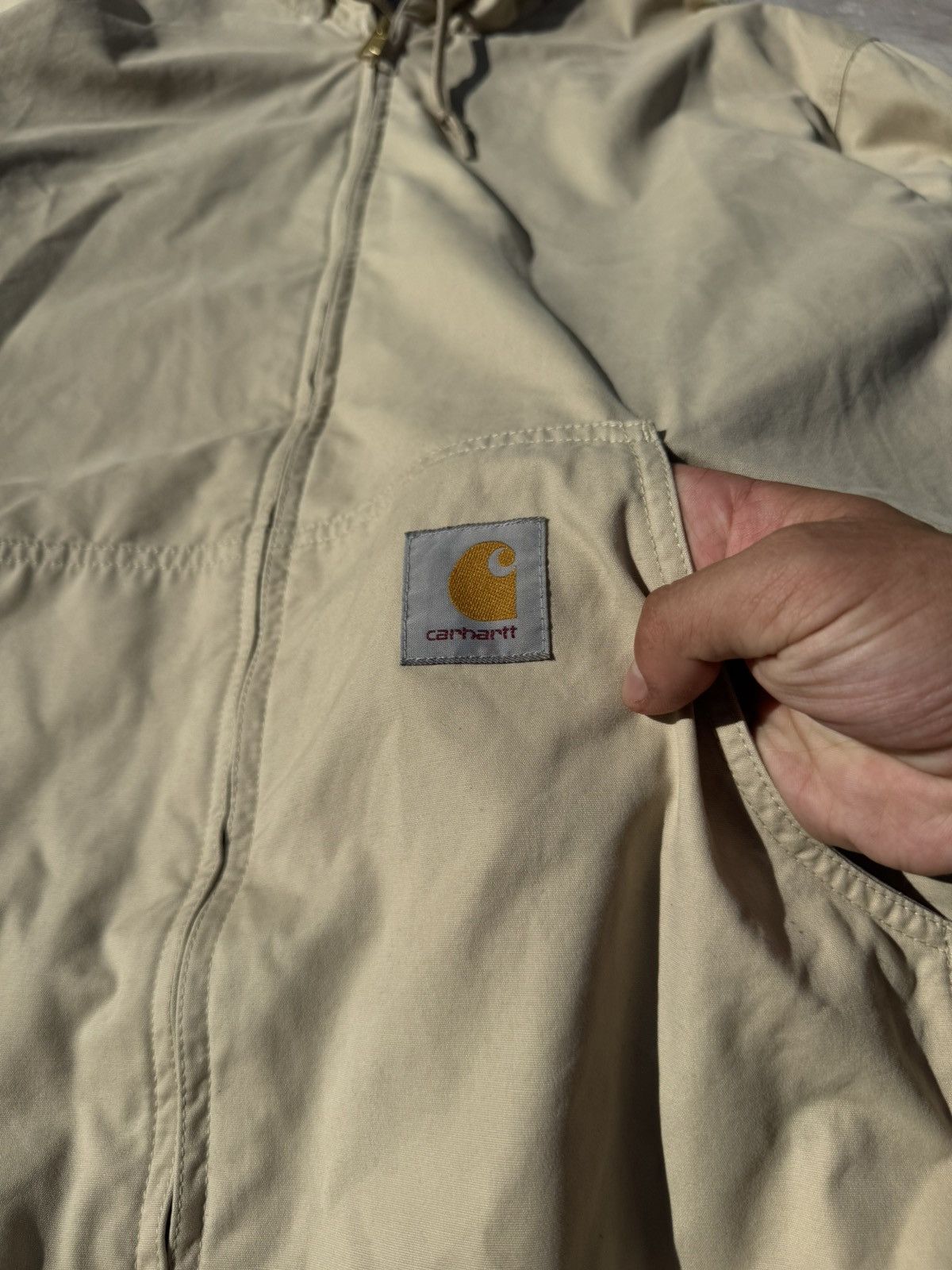 Carhartt Vintage Carhart Active Jacket Lightweight Beige Size US XXL / EU 58 / 5 - 5 Thumbnail