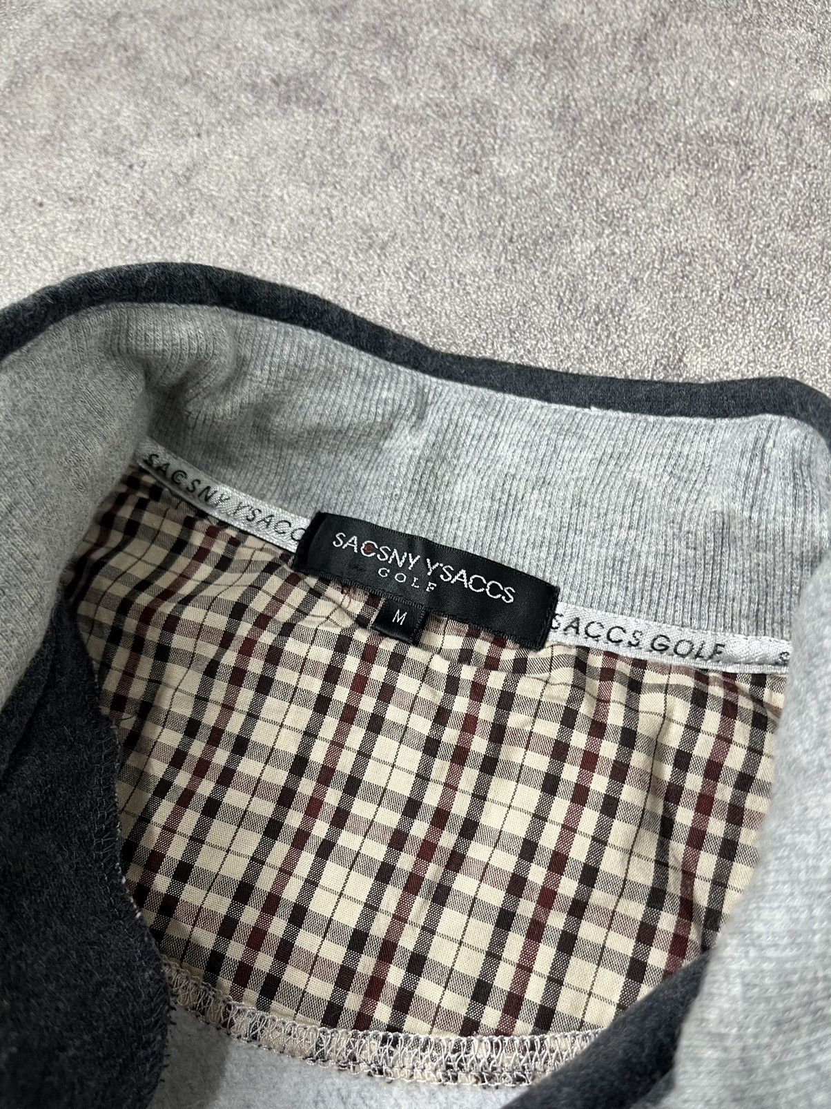 Yohji Yamamoto Sacsny y’saccs yohji yamamoto gold halfzip sweatshirt Size US M / EU 48-50 / 2 - 4 Thumbnail