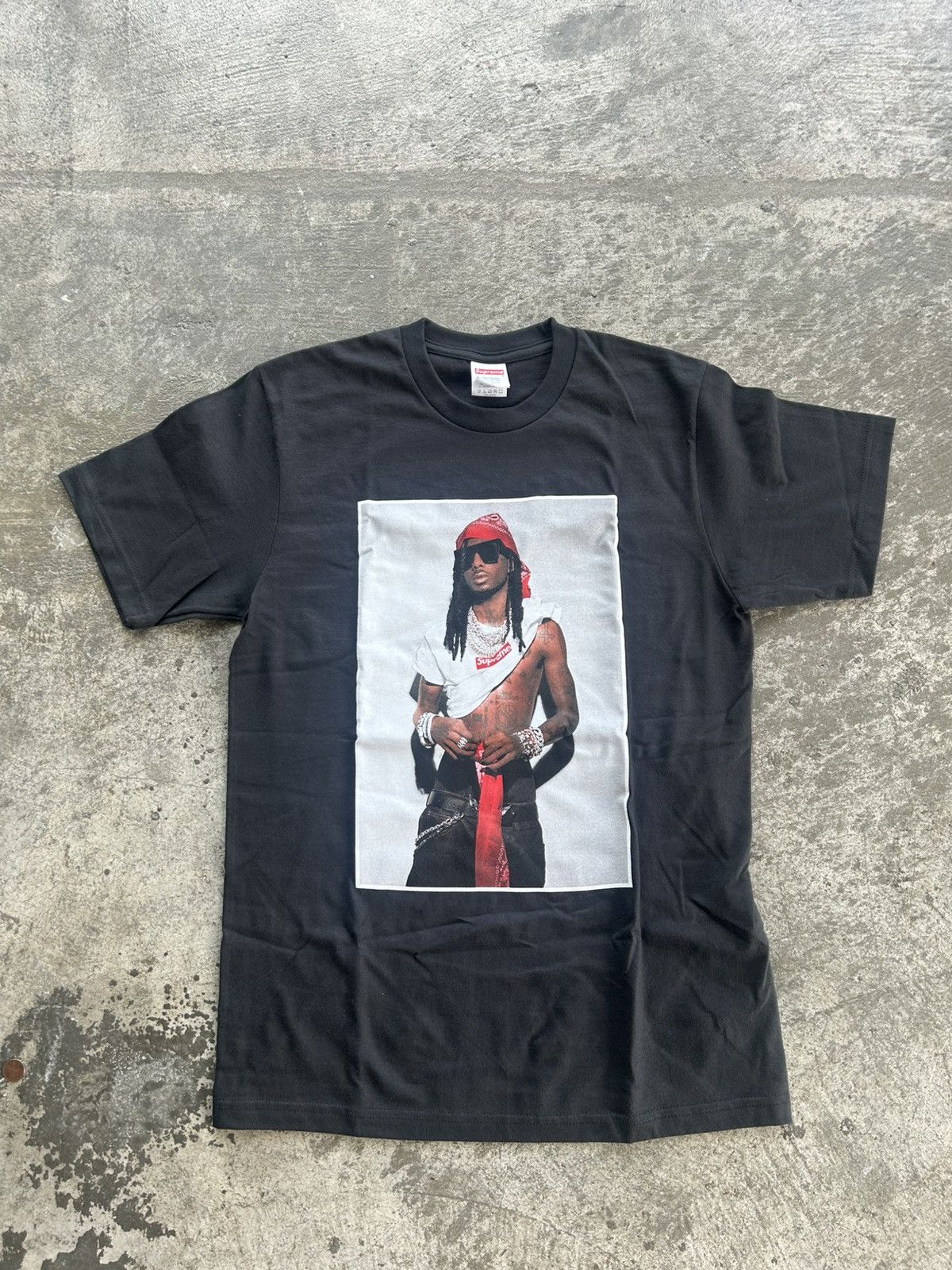 Supreme Playboi Carti Tee black S Size XL - Supreme Playboi