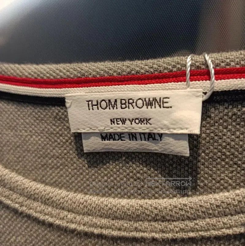 Other Thom Browne Gray Cotton Striped Short Sleeve T-Shirt . Size S / US 4 / IT 40 - 3 Thumbnail