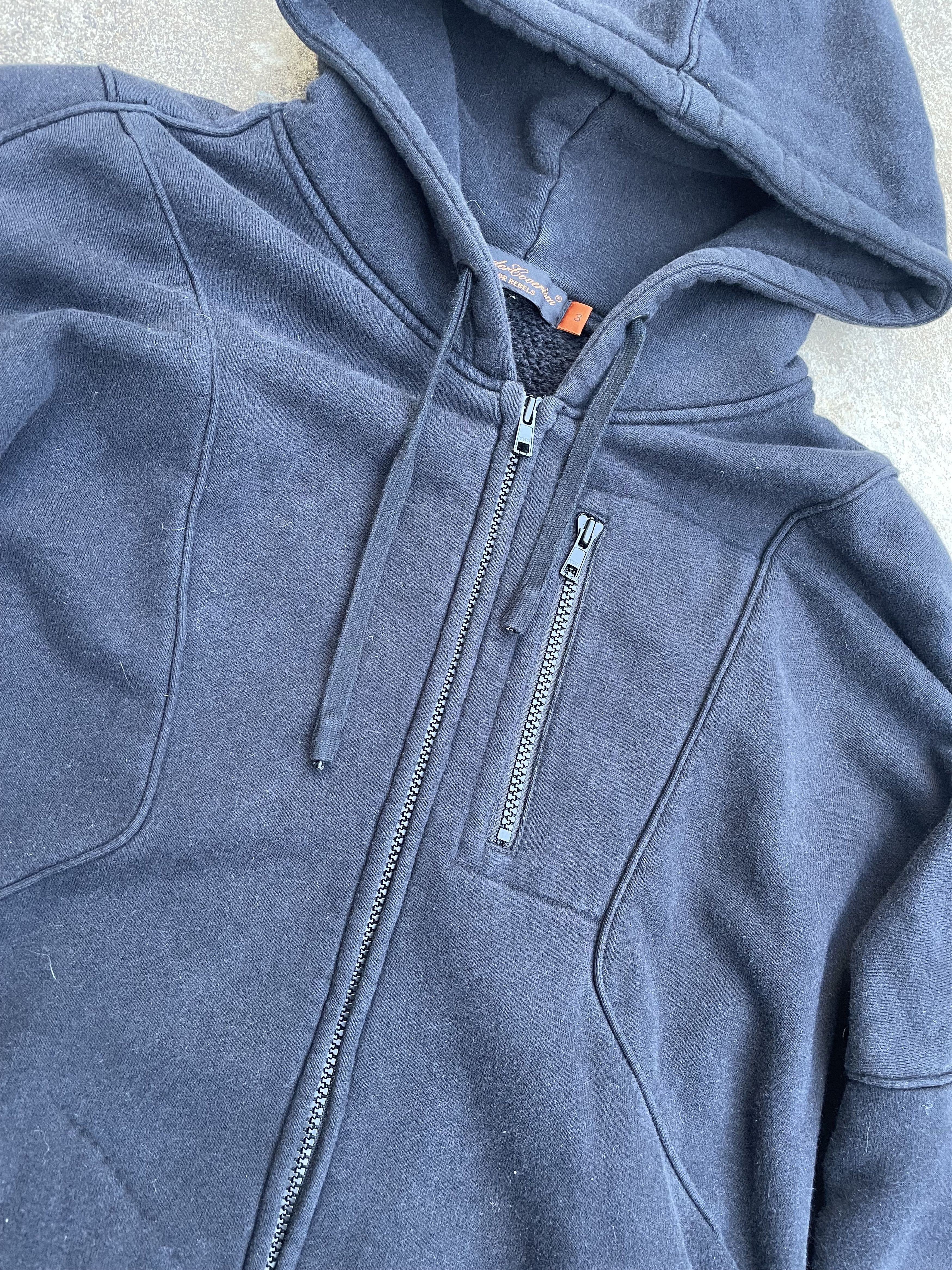 Undercover AW07 "Knit" Fleece Lined Hoodie Size US L / EU 52-54 / 3 - 4 Thumbnail