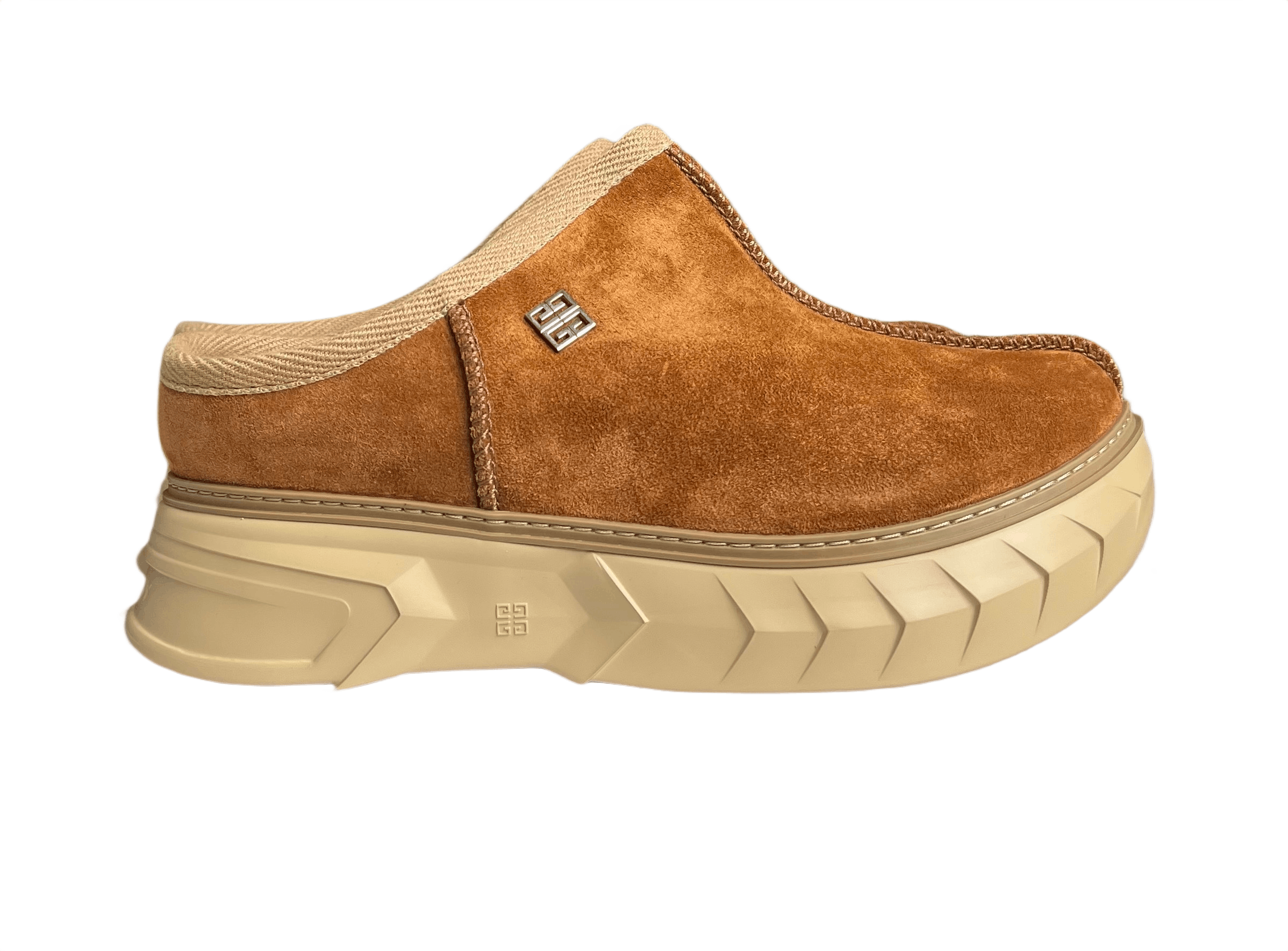 Vance Co. Men’s Henry Shearling Slip-on Moccasin Clog Slippers Grey Size 8-9 NIB Duncan Shearling Scuff Slipper | Vance Footwear main image 2