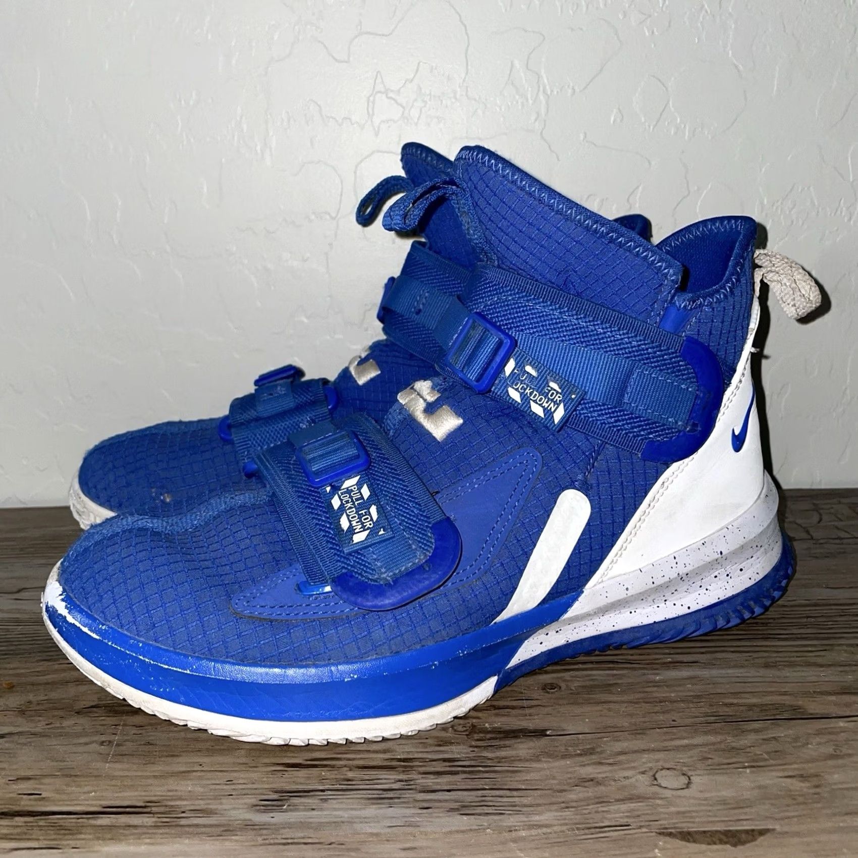 Nike Nike Lebron James High Top Basketball Athletic Shoes Blue Mens Size 6 Size US S / EU 44-46 / 1 - 2 Thumbnail