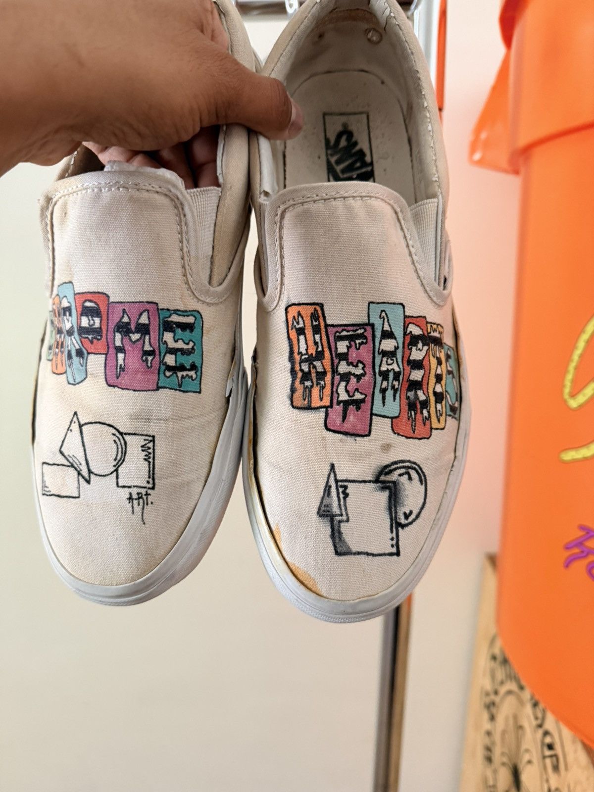 Matty Boy Chrome Heart Matty Boy Art Drawn Vans Off The Wall 9.5 Size US 9.5 / EU 42-43 - 9 Thumbnail