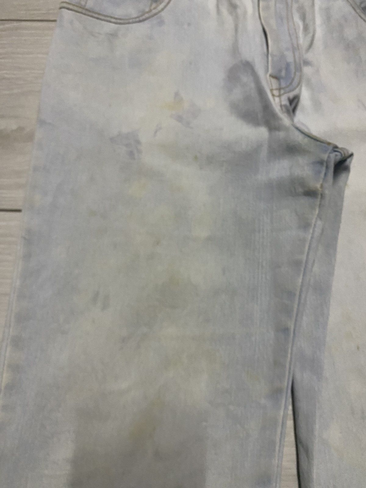 Vintage Vintage Desgaste Euro Claw Mark Flare Jeans Size 26" / US 2 / IT 38 - 10 Thumbnail