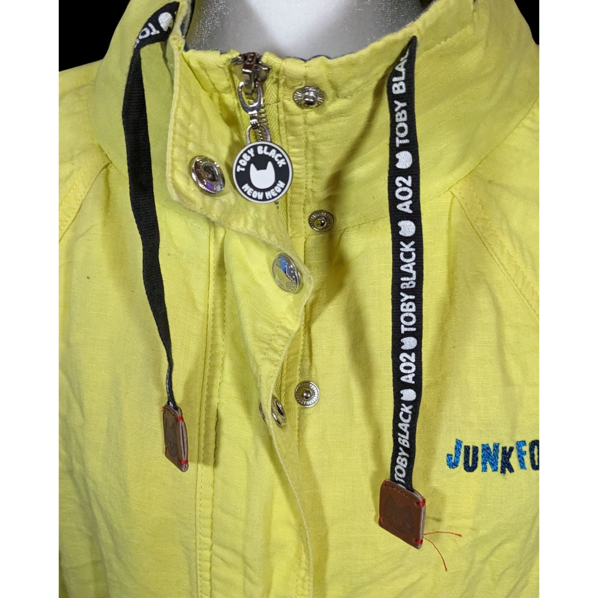 Other Junkfood A02 BlackLabel Toby Yellow Lightweight Jacket Size S / US 4 / IT 40 - 3 Thumbnail