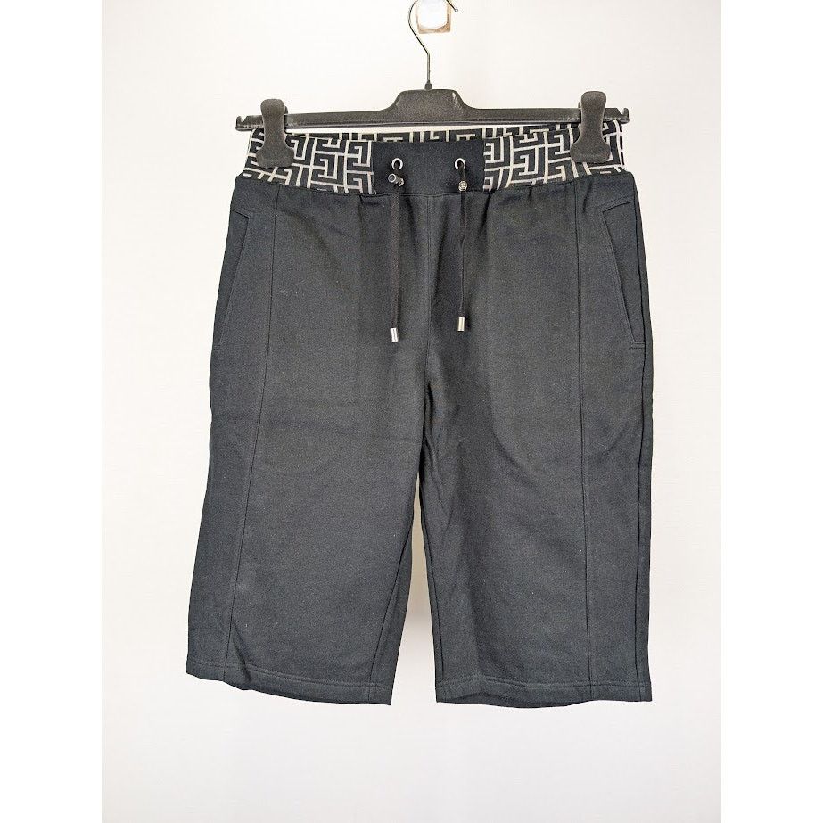 Balmain o1rshd1 Short With Monogram Trim in Black Size US 32 / EU 48 - 1 Thumbnail