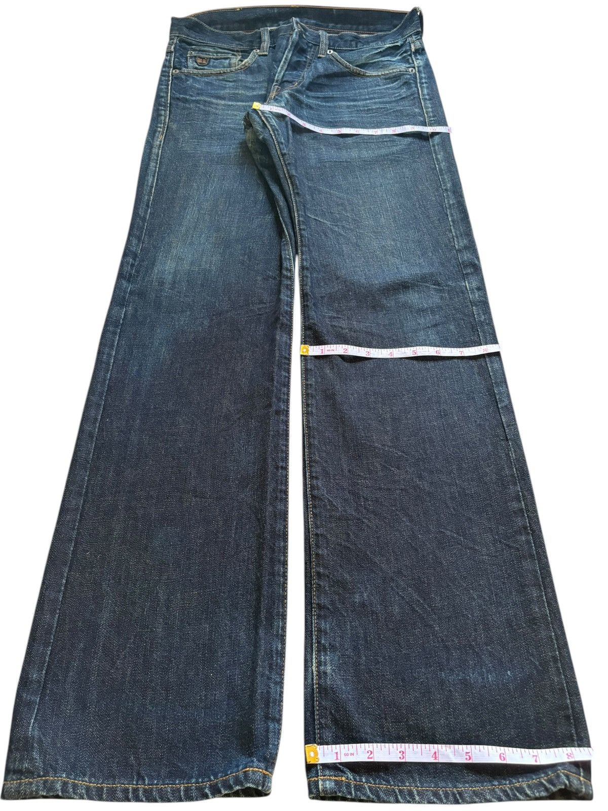 Levi's Vintage Ralph Lauren Blue Wash Baggy Jeans Size US 33 - 14 Thumbnail