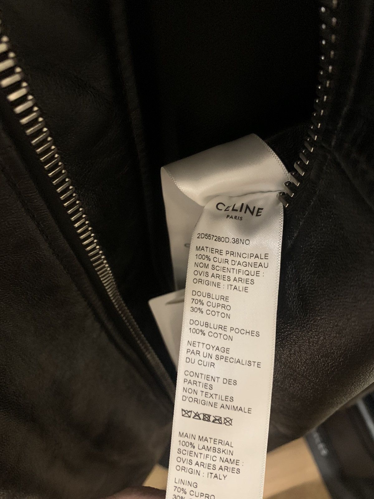 Celine Celine 2024S Policeman Lambskin leather jacket Size US M / EU 48-50 / 2 - 4 Thumbnail