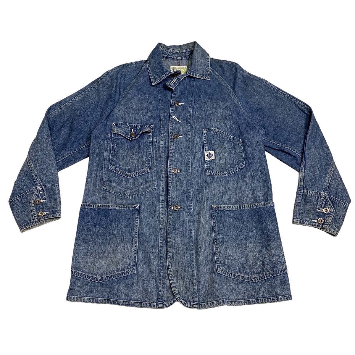 Post Overalls × Vintage Post Overals denim chore jacket made in usa Size US M / EU 48-50 / 2 - 5 Thumbnail
