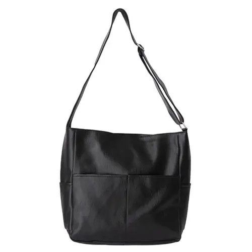 Other Black PU Leather Over Shoulder Bag / Messanger Bag Size ONE SIZE - 5 Thumbnail
