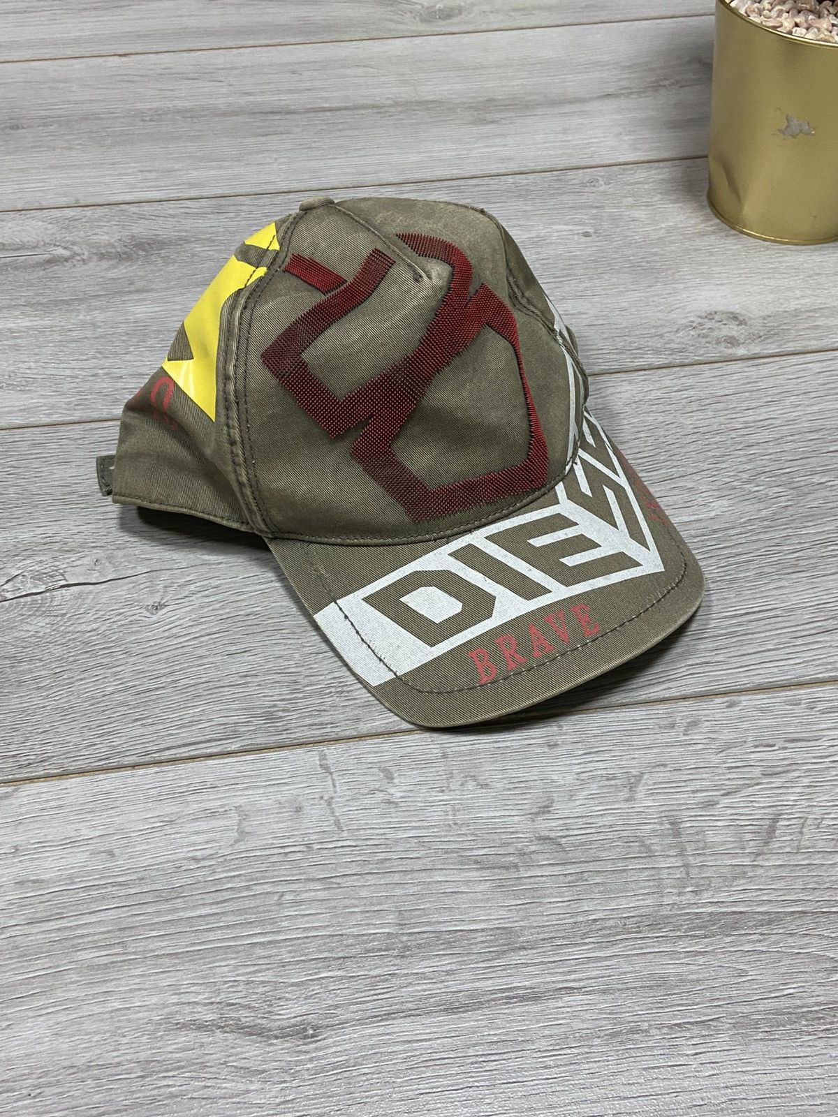 Diesel Diesel vintage avant-garde rare cap over print Size ONE SIZE - 4 Thumbnail