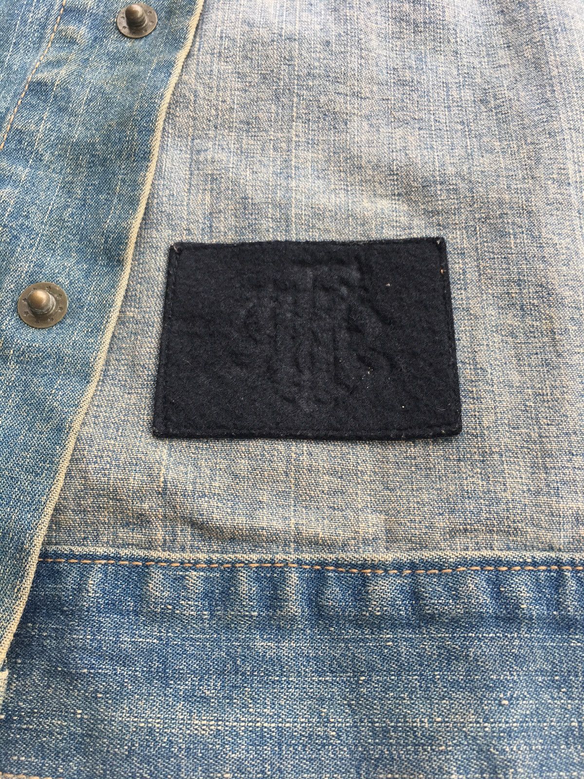 Japanese Brand Rare Vintage PPFM Denim Jacket Size US L / EU 52-54 / 3 - 20 Thumbnail
