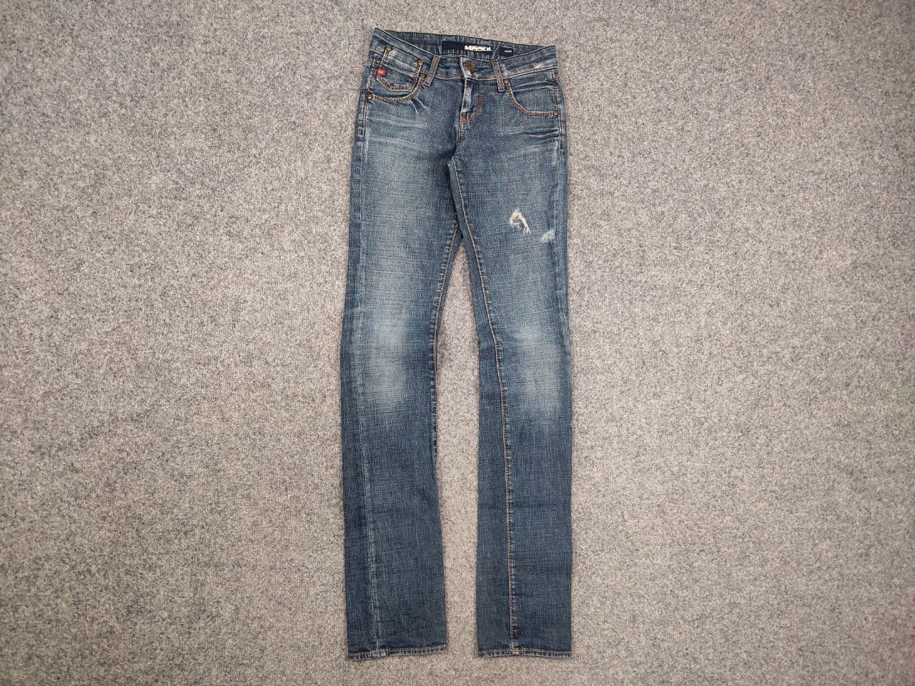 Miss Sixty Vintage Miss Sixty Logo Eden Faded Denim Jeans Y2K Style Size 24" / US 00 / IT 34 - 2 Thumbnail