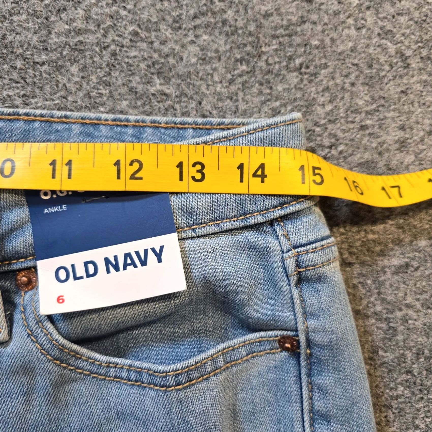 Old Navy Old Navy Jeans Womens Size 6 Blue OG Straight Light Wash Baggy Casual Capsule Jeans Straight Women 6 Blue OG Light Wash Size 28" / US 6 / IT 42 - 6 Thumbnail