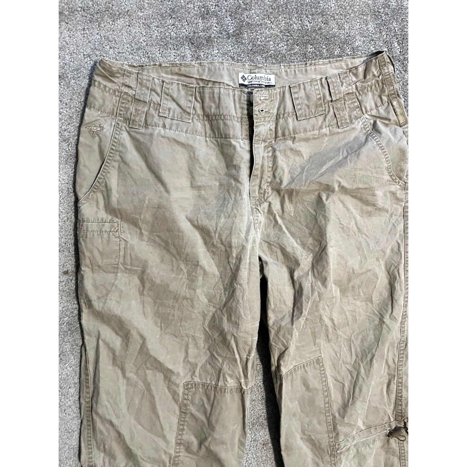 Vintage Columbia Pants Womens 10 Capri Brown Pockets Casual Outdoors Hiking Shirt? Size 32" / US 10 / IT 46 - 2 Thumbnail
