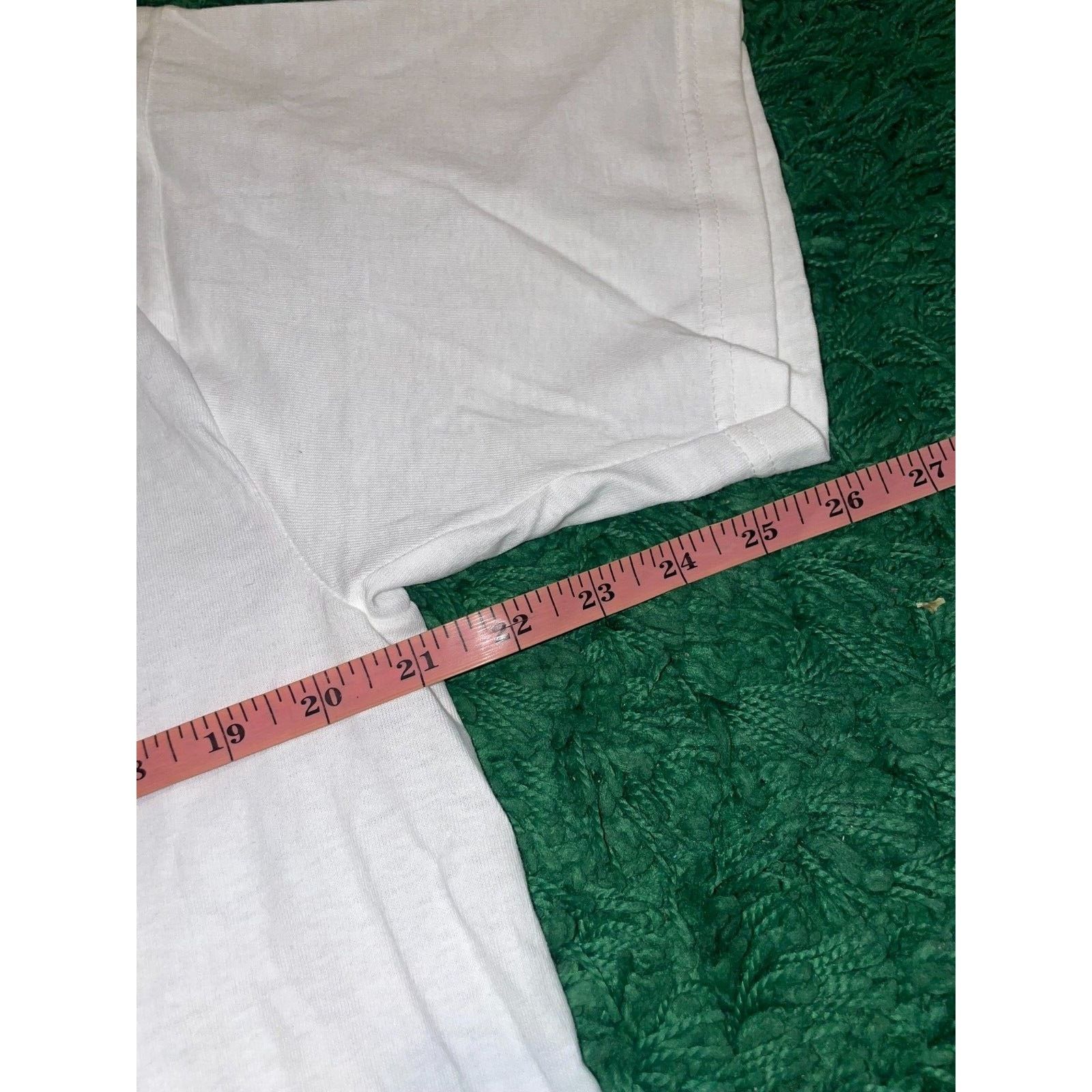 Jerzees Colorado Ski Shirt Stars Stripes Graphic White L Tee Y2K Size US L / EU 52-54 / 3 - 7 Thumbnail