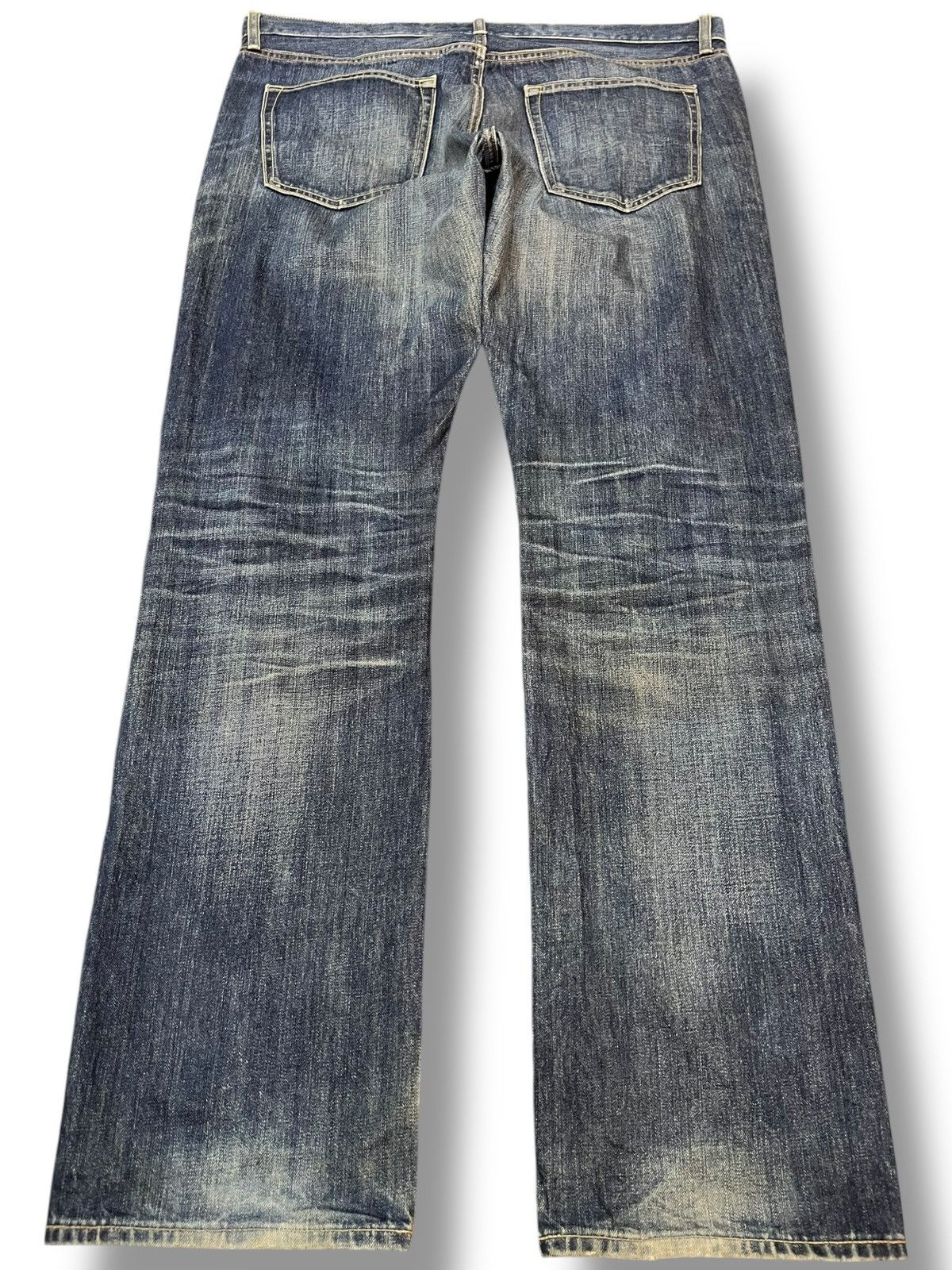 Jun Takahashi × Uniqlo Vintage UJ Mudwash Distressed Denim Size US 39 - 6 Thumbnail
